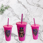 SP Cat pink 700ml Cold Cup