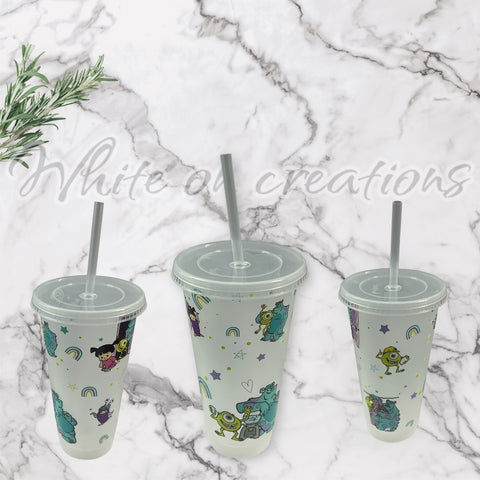 Clear monsters 700ml Cold Cup
