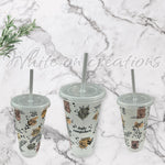 Clear Daily reminders 700ml Cold Cup