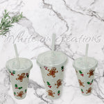 Gingerbread Clear 700ml Cold Cup
