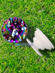 Dark rainbow drip peenie