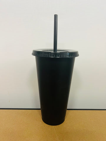 Black 700ml cold cups Blank